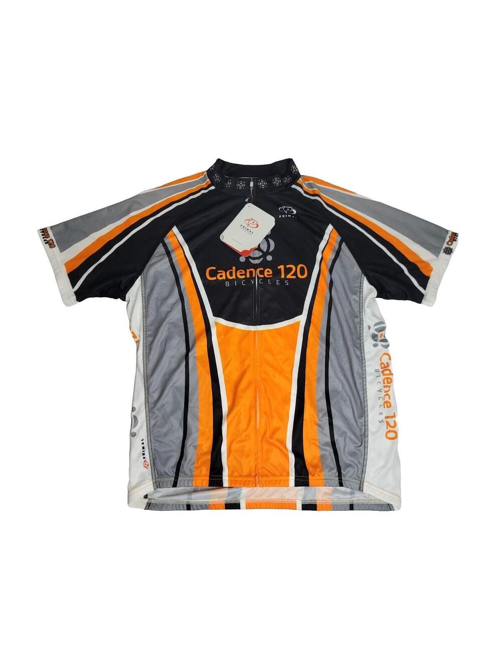 NWT Mens Primal Raglan Cadence 120 Cycling Jersey Size XXL 2XL Full Zip NEW